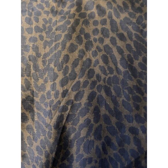 DVF STUDIO Leopard Splash Cotton King Duvet Cover 110"x94" Navy Black White - Picture 3 of 5